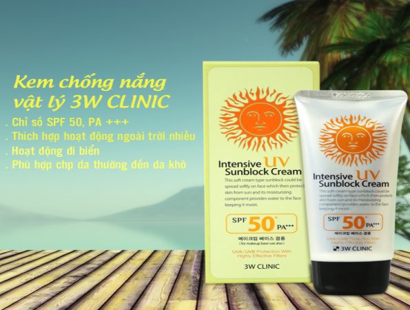 Kem Chống Nắng 3W Clinic Intensive UV – Không Chỉ Là Chống Nắng? Cập Nhật 08-2025