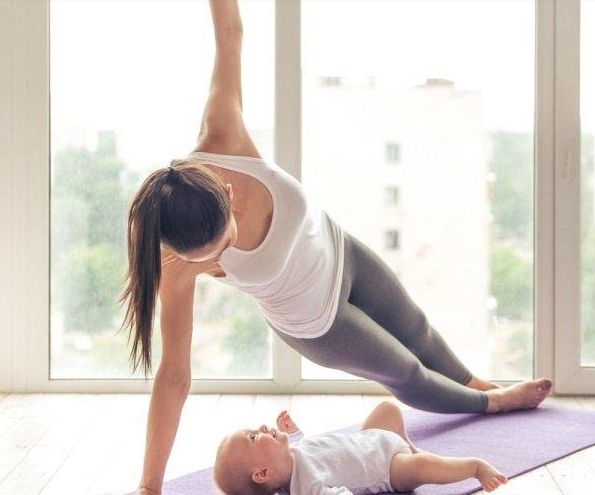 tập thể dục giảm mỡ sau sinh